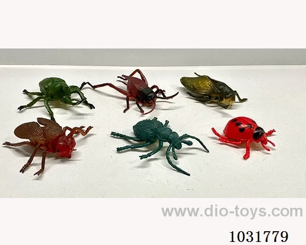 6pcs animals set in PP bag with header