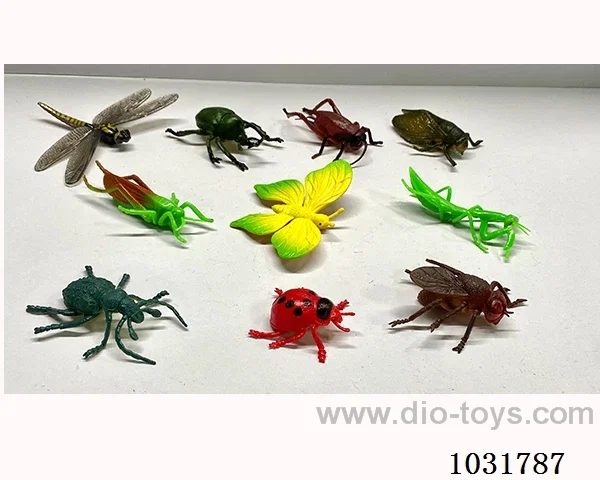 10pcs animals setin PP bag with header