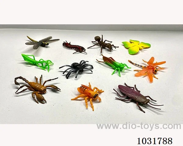 11pcs animals set in PP bag with header