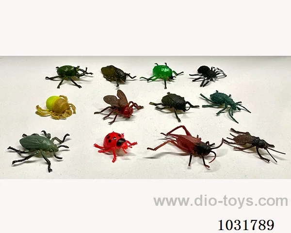 12pcs animals set in PP bag with header