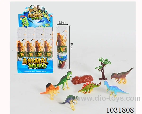 6pcs dinosaur set in display box