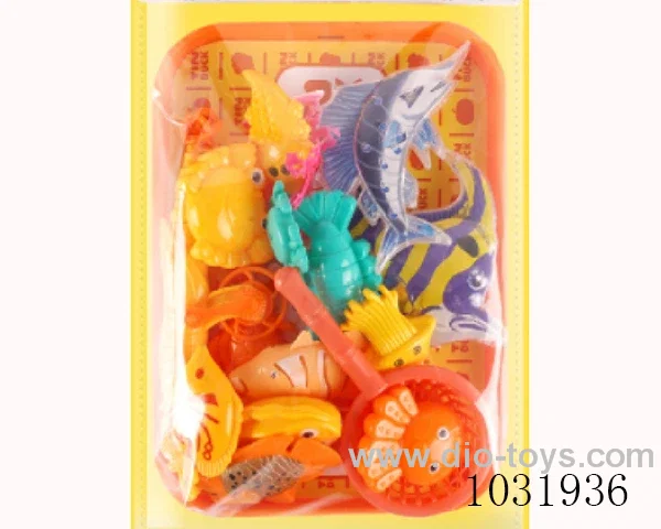 Fishing toys  in poly bag header