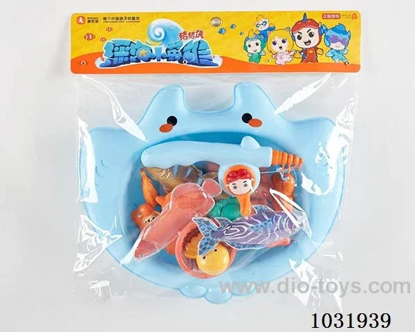 Fishing toys  in poly bag header