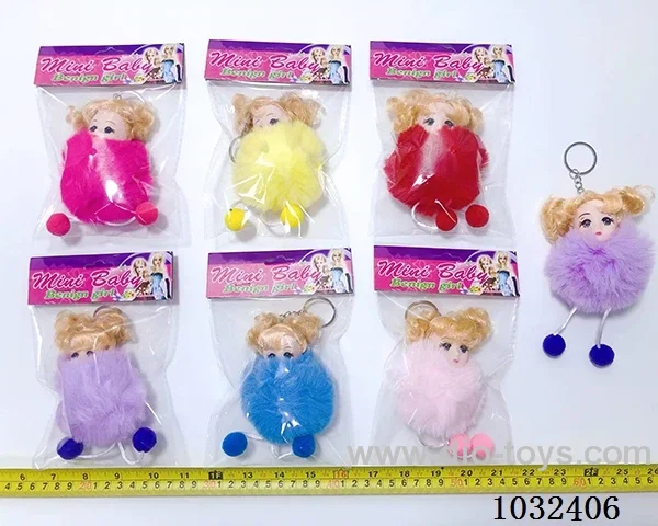 7cm doll many color mixed loading in poly bag header
