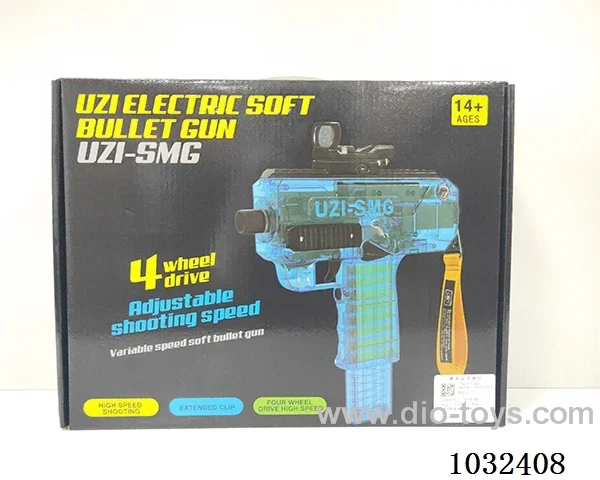 B/O soft bullet gun in color box