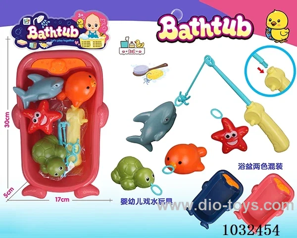 bath toy 2color mixed loading in PVC cover