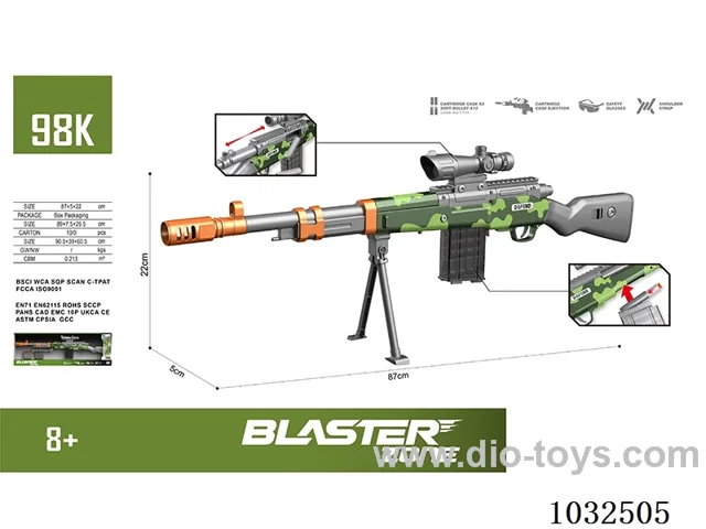 Alloy Jump Case Softball Gun in display box
