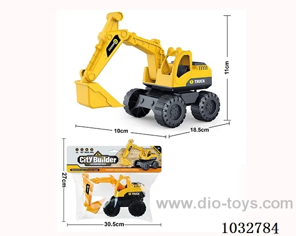 Sliding car in PP bag with header