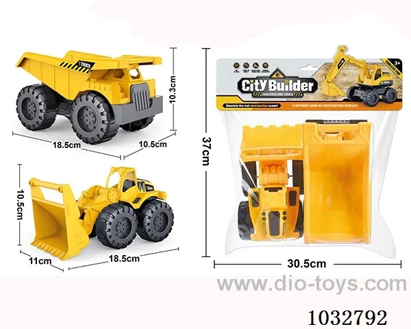 Sliding car in PP bag with header