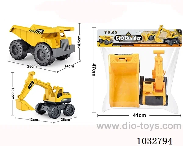 Sliding car in PP bag with header