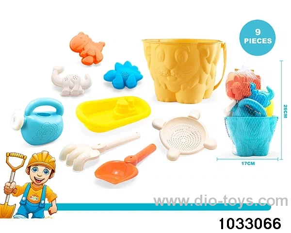 Beach toy set（9pcs）in Net bag