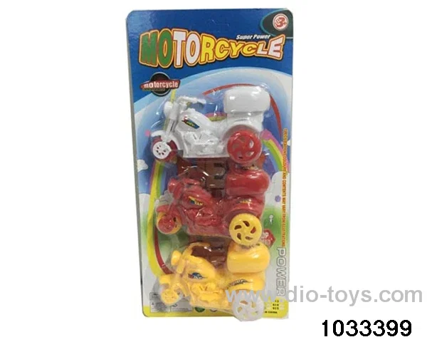 Sliding Motorcycle（3pcs）in blister