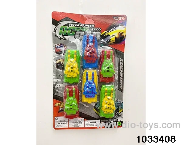 Pull back Tank（6pcs）in Blister card