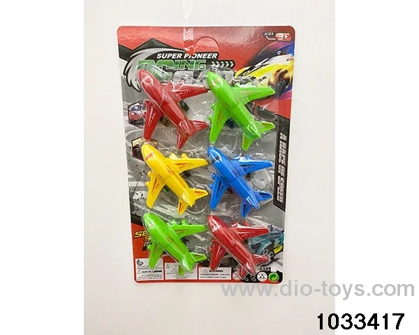 Sliding Airplane（6pcs）in Blister card