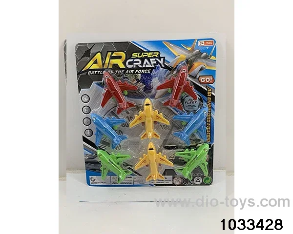 Pullback Airplane（8pcs）in blister