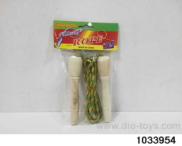 Jumping rope in poly bag header