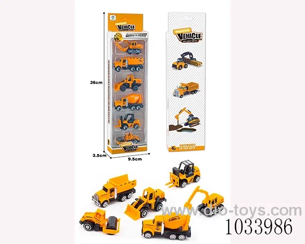 6pcs alloy car set in window box