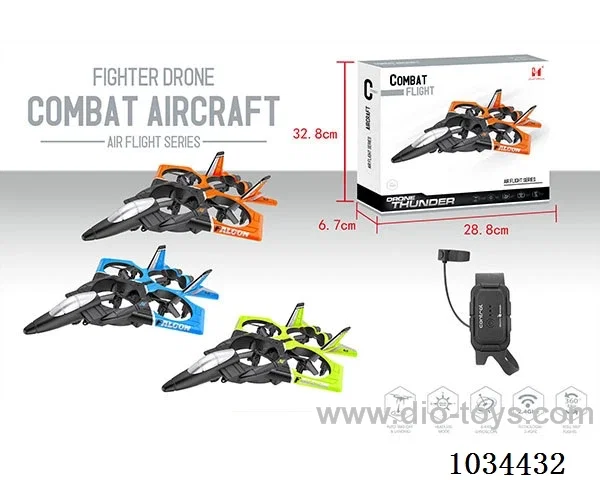 Watch gravity sensing RC Foam drone 3color mixed loading in color box