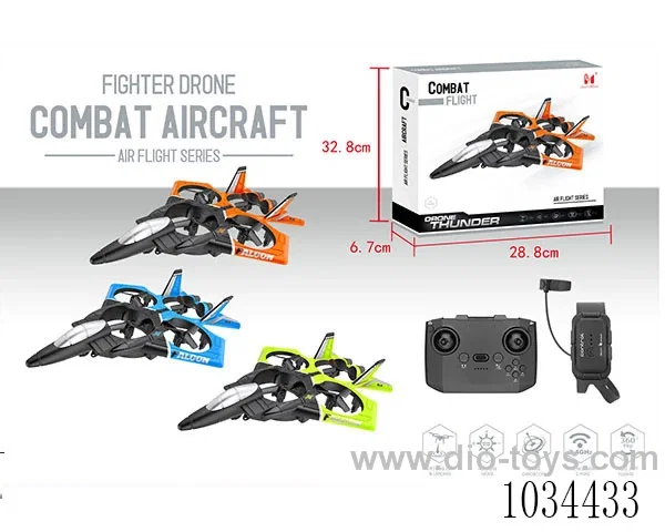Dual control RC Foam drone 3color mixed loading in color box