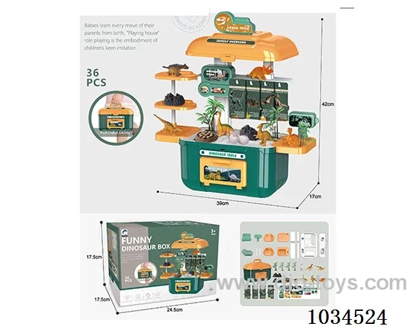 Animal world storage box in color box