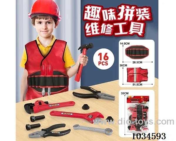 Tool waist pack with clothes in pp bag with header