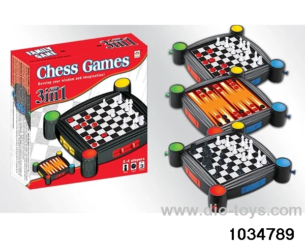 chess in color box