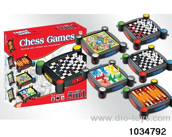 chess in color box