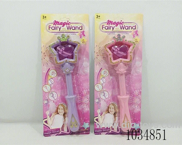 magic stick with music&light include battery  2color mixed loading in blister card