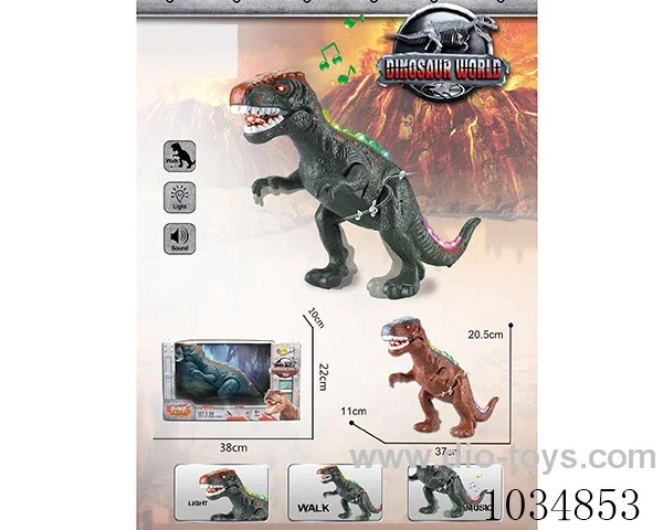 Electric Dinosaur with light&sound in window box