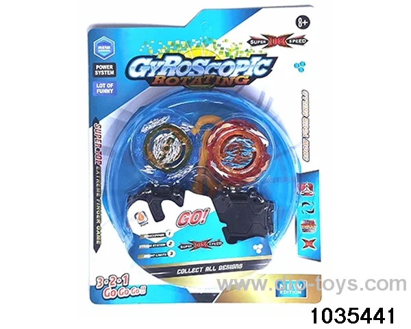 6cm alloy gyro with battle disk 2 in 1 in Blister card