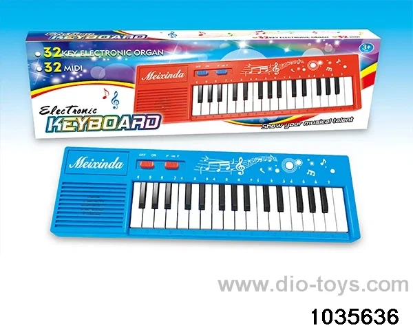 electronic keyboard in color box