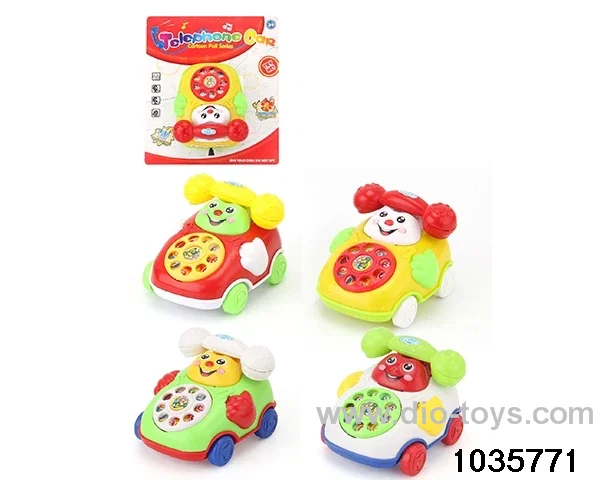 pull line Telephone trolley/with bell in Blister card