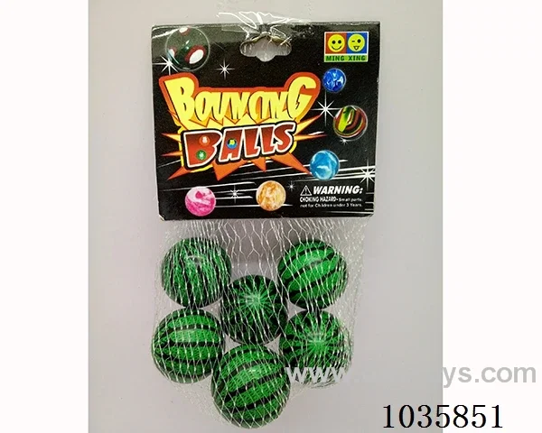 6pcs Bouncy ball in Net bag