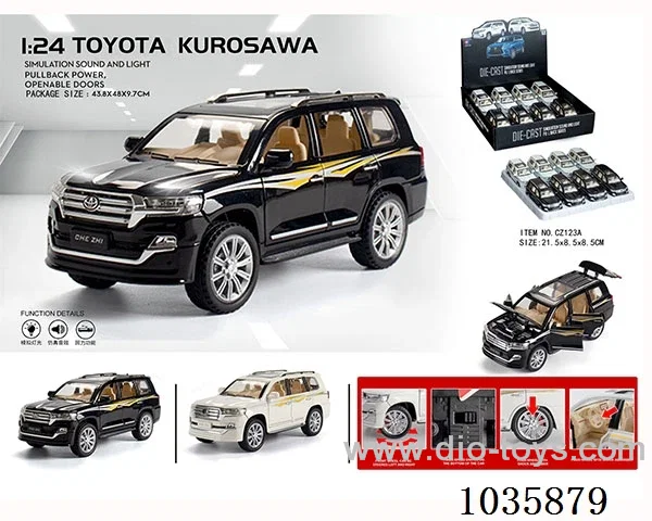 1:24 alloy car  in display box