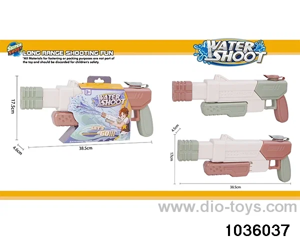 water gun in paper card