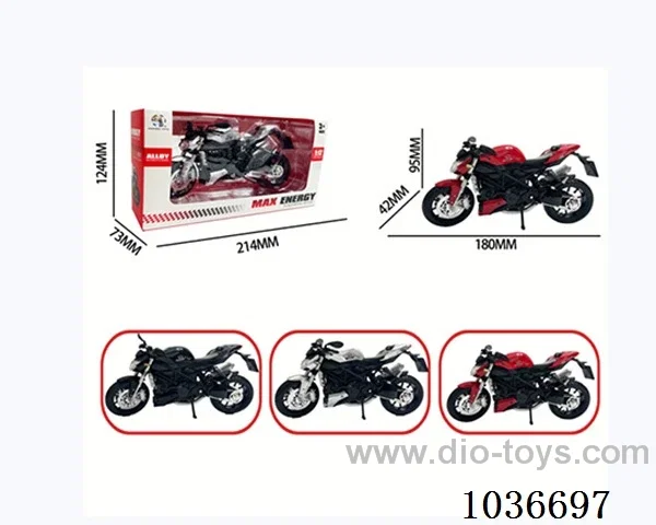 1：12 Sliding alloy car in window box
