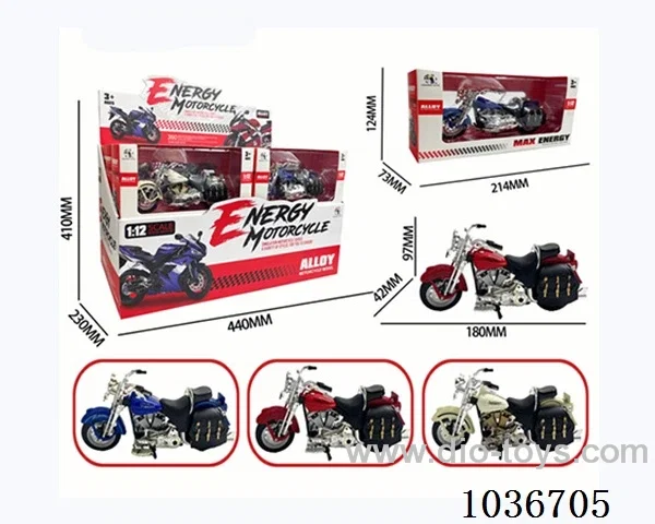 1：12 Sliding alloy car in window box