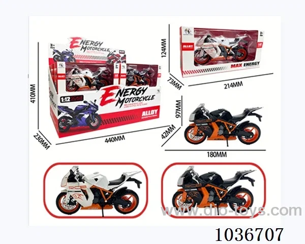 1：12 Sliding alloy car in window box