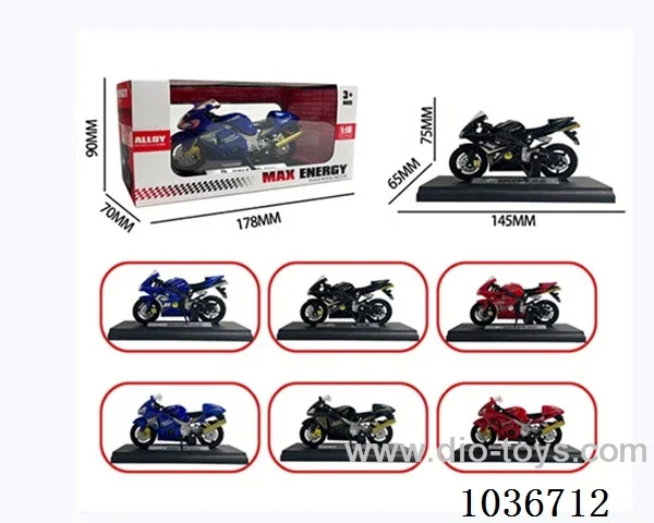 1：18 Sliding alloy car in window box