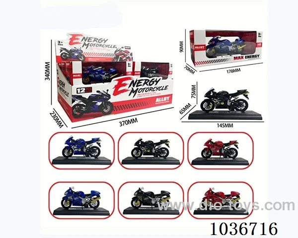 1：18 Sliding alloy car in window box