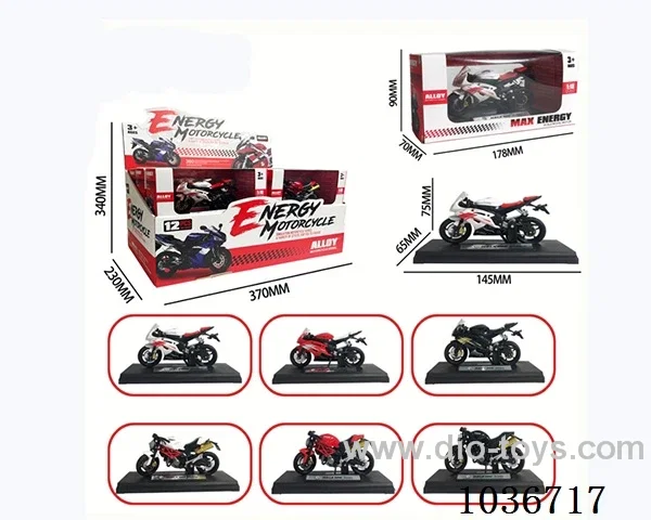 1：18 Sliding alloy car in window box