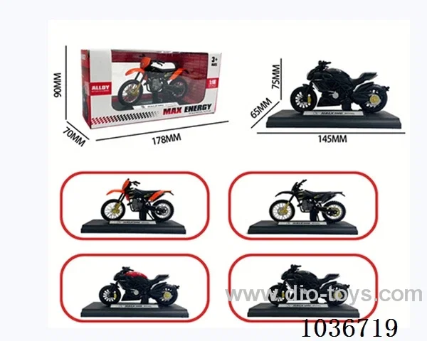 1：18 Sliding alloy car in window box