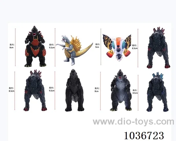 3.5寸 Vinyl animal 8sets mixed loading  in opp bag