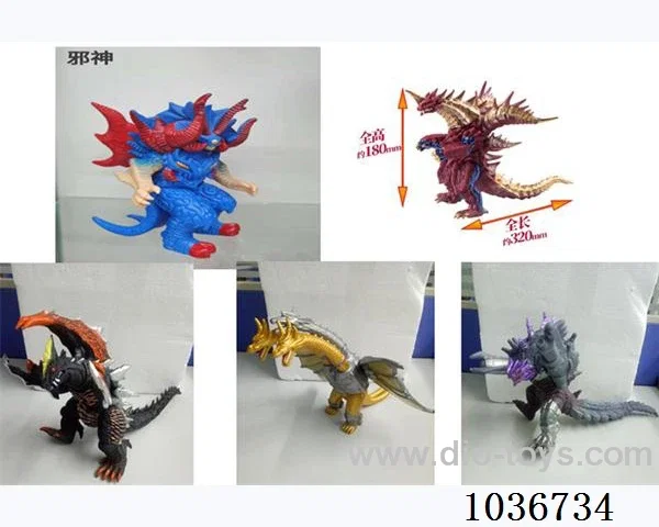 7-8寸 Vinyl animal 5sets mixed loading  in opp bag