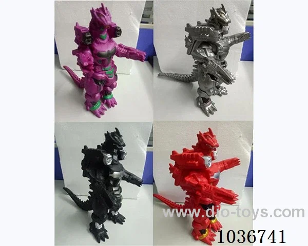 9.5寸 Vinyl animal 4sets mixed loading  in opp bag