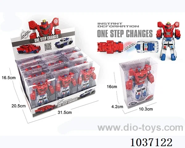 One-step deformation robot in Display box