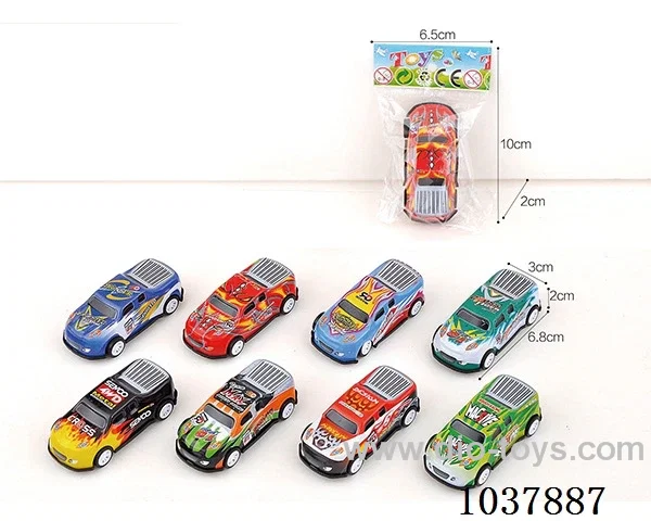 pull back car in opp bag