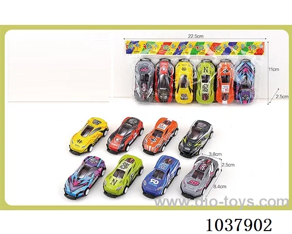 pull back car in opp bag