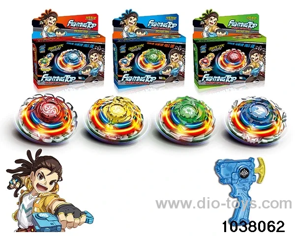Lighted Alloy Gyro in color box