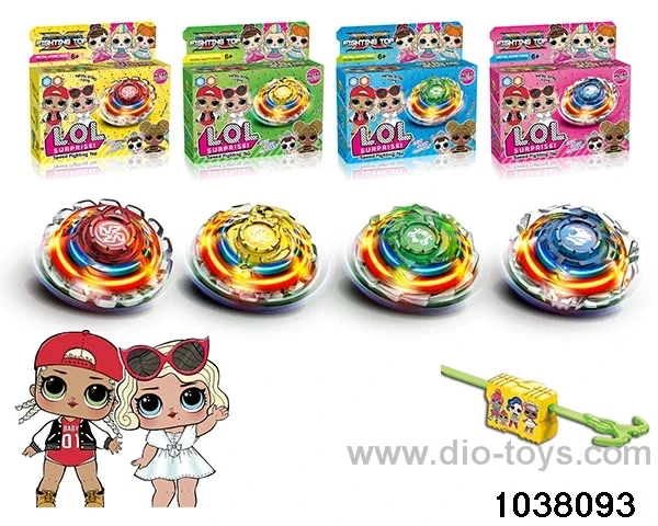 Lighted Alloy Gyro in color box